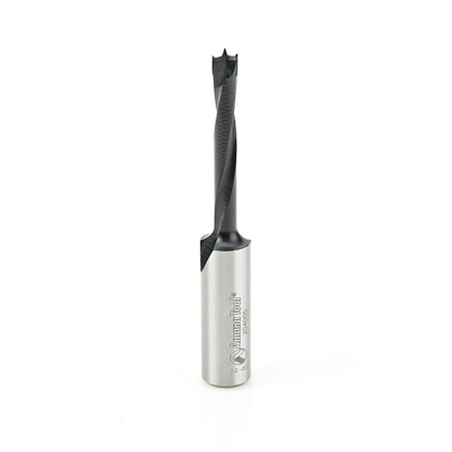 Picture of 204005 Carbide Tipped Brad Point Boring Bit R/H 5mm Dia x 70mm Long x 10mm Shank